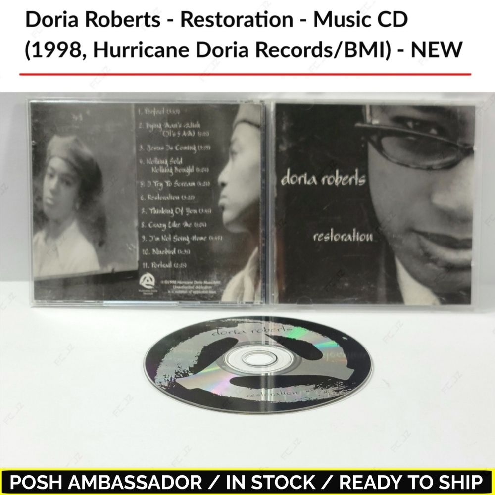 Doria Roberts - Restoration - Music CD (1998, Hurricane Doria Records) Pre-Owned